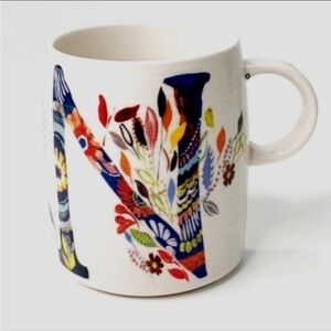 Anthropologie Petal Palette “N” Monogram Floral Mug from Starla M Halfmann
